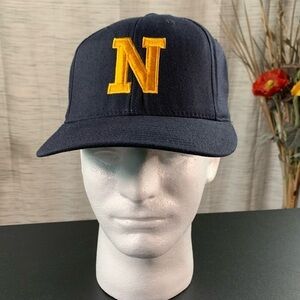 University Square black and gold United States Navy hat.